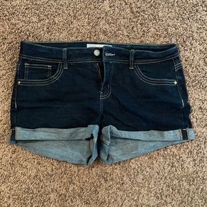 Dark Wash Jean Shorts